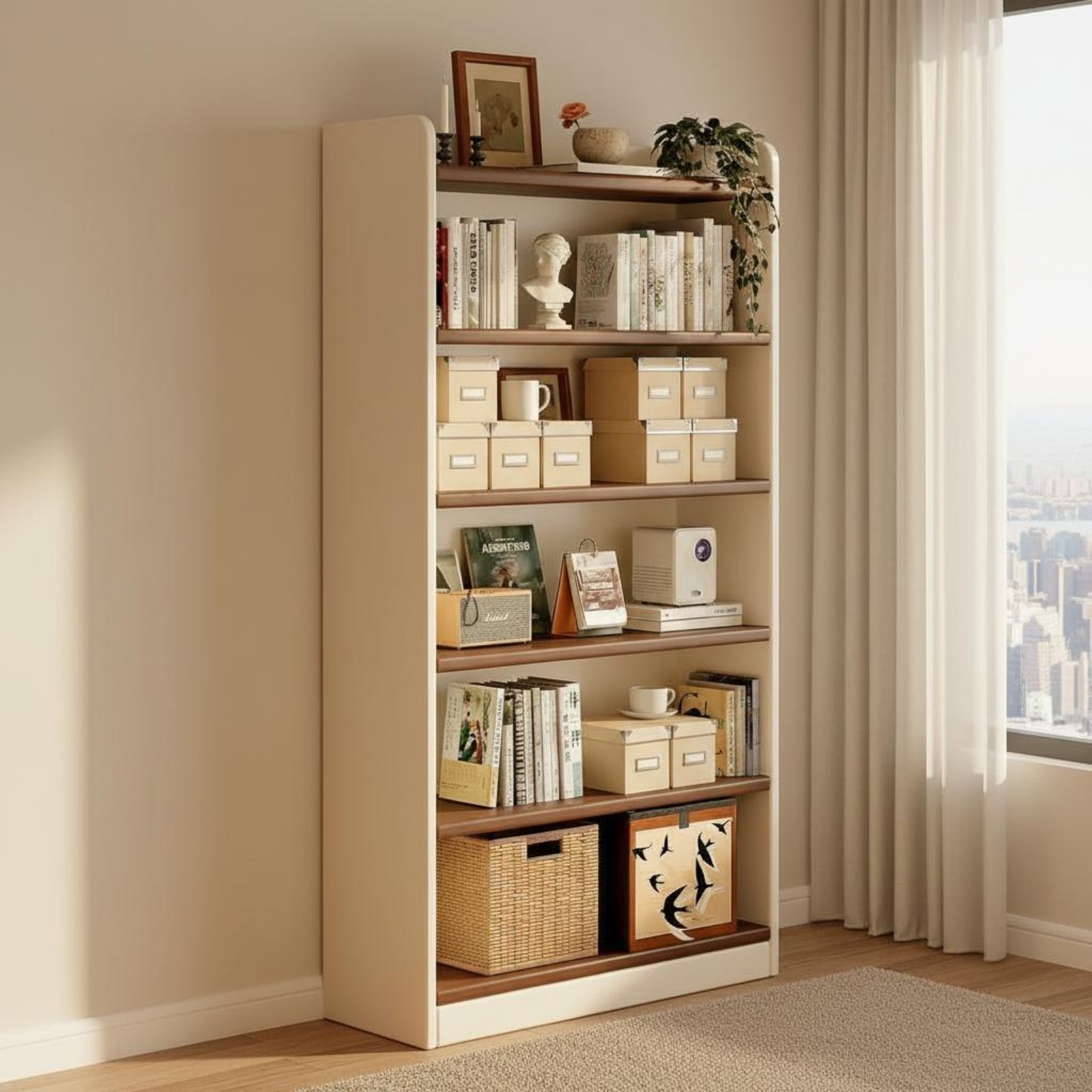 Multi-Tier Book Organizer Larg - Sustainable Living Usa recension och pris