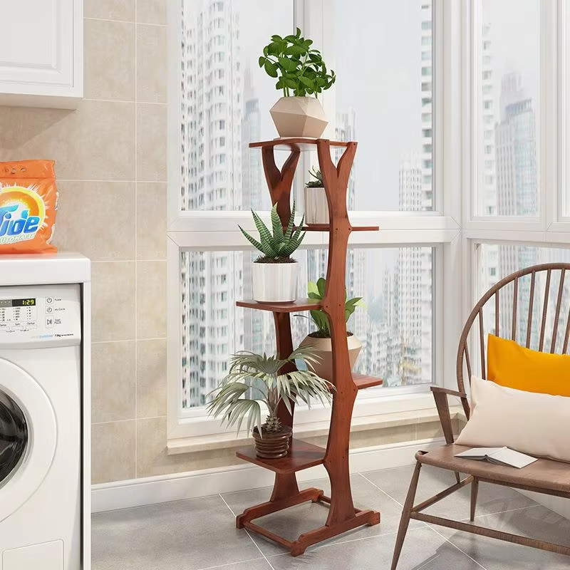 Bamboo Plant Stand Modern Styl - Sustainable Living Usa recension och pris