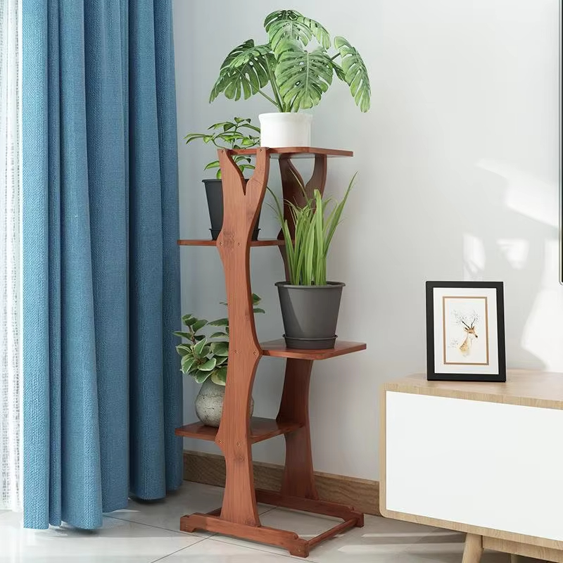 Bamboo Plant Stand Modern Styl - Sustainable Living Usa recension och pris
